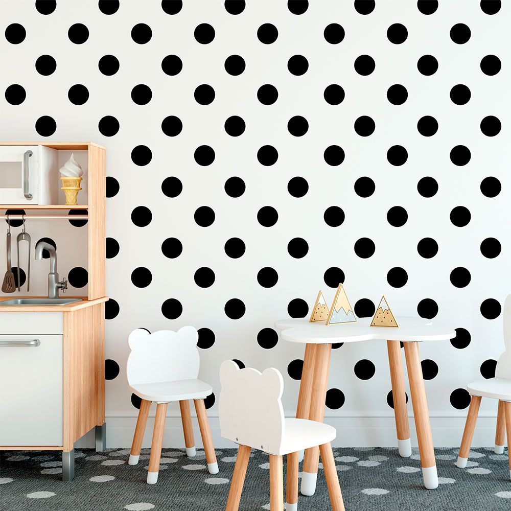 Inspirações de Decoração: Parede de Bolinhas em Diferentes Ambientes