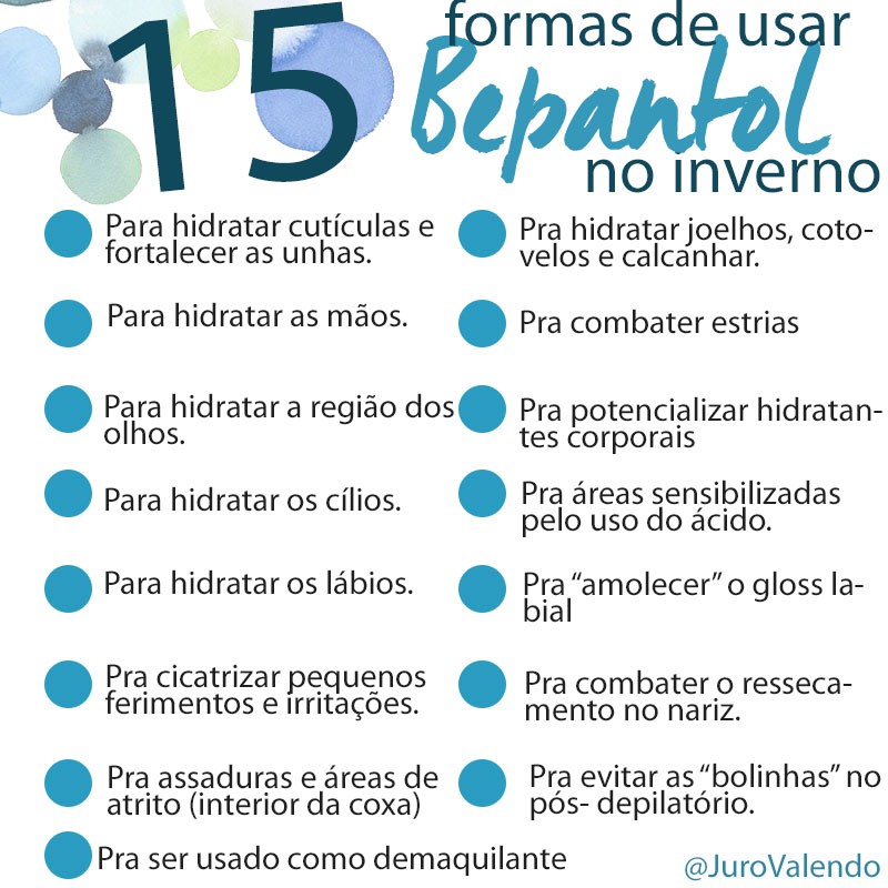 Passar Bepantol No Rosto