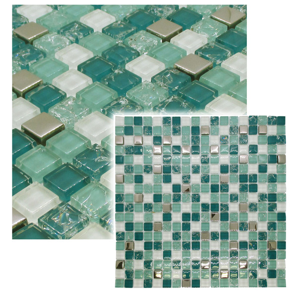 pastilha de vidro verde