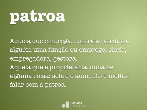 patroa significado