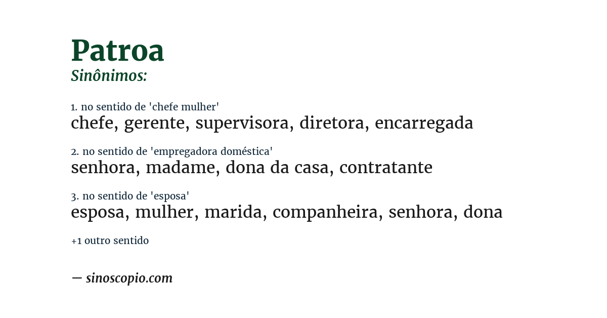 patroa vs chefe qual a diferença