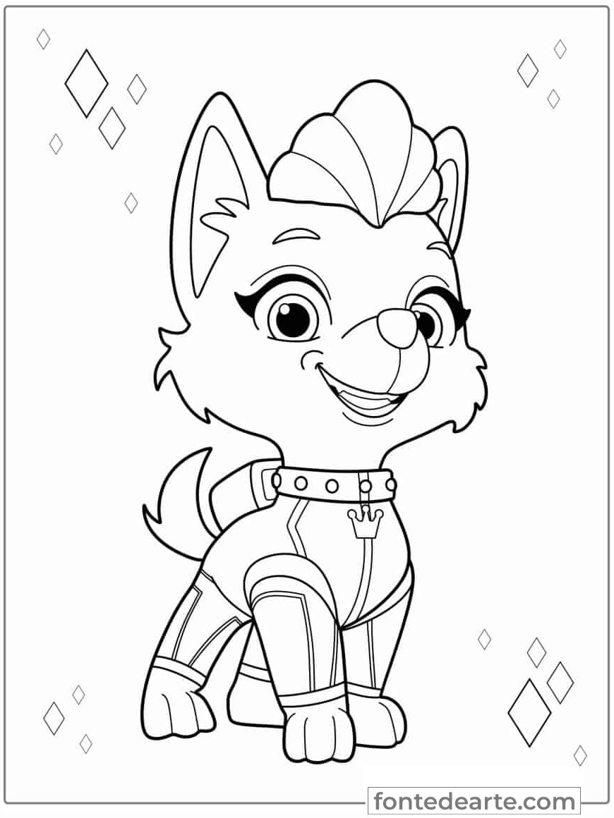 everest para colorir