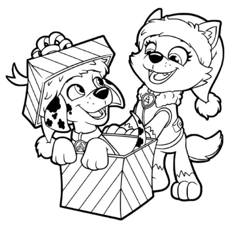 desenhos dos personagens da patrulha canina