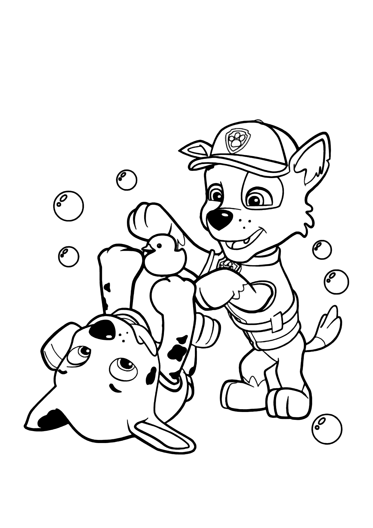 ryder para colorir