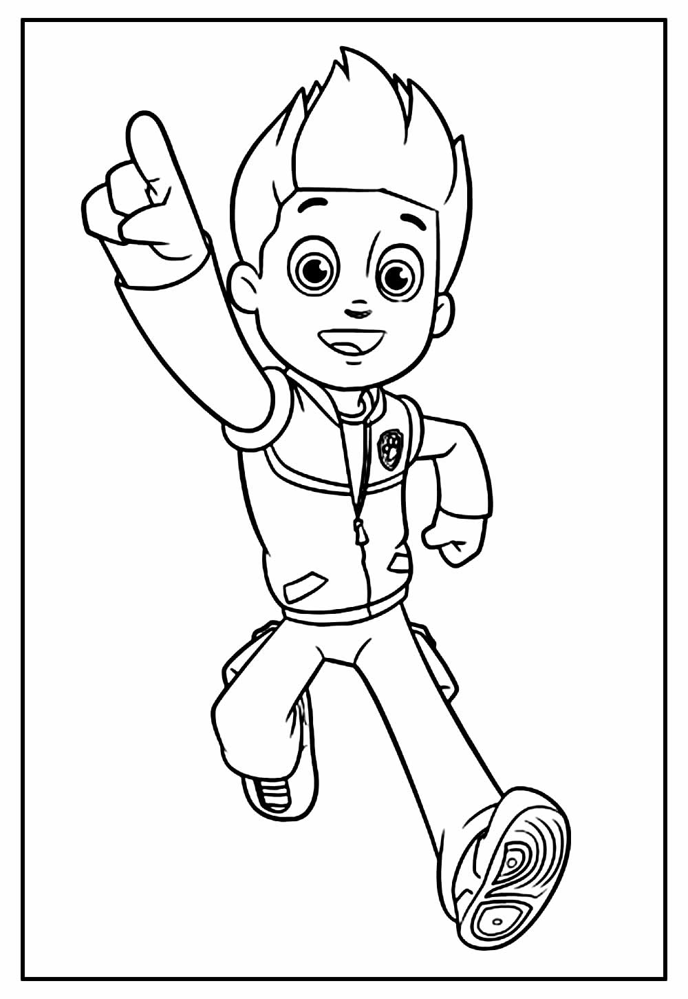 marshall para colorir