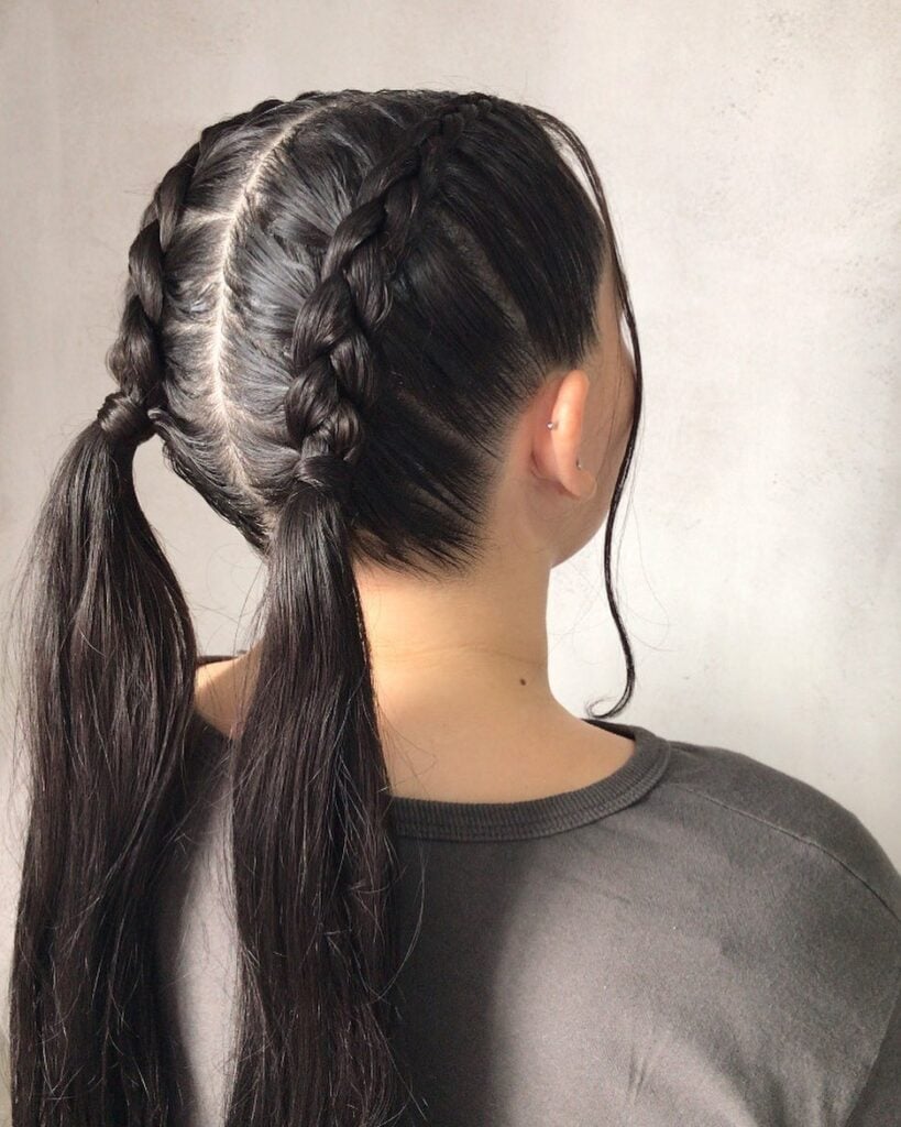 como fazer trança boxeadora em cabelo curto