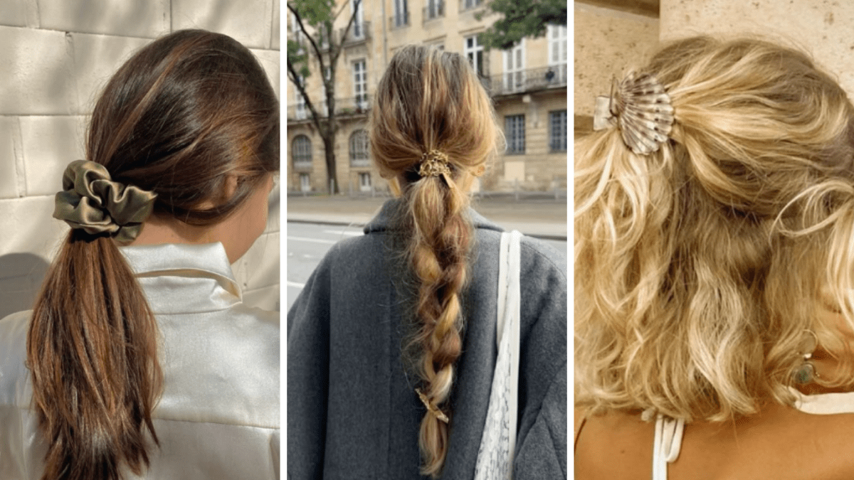 penteado meio solto vs coque alto