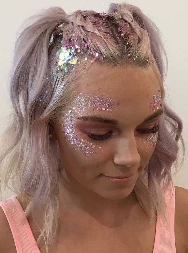 penteado carnaval cabelo curto com franja