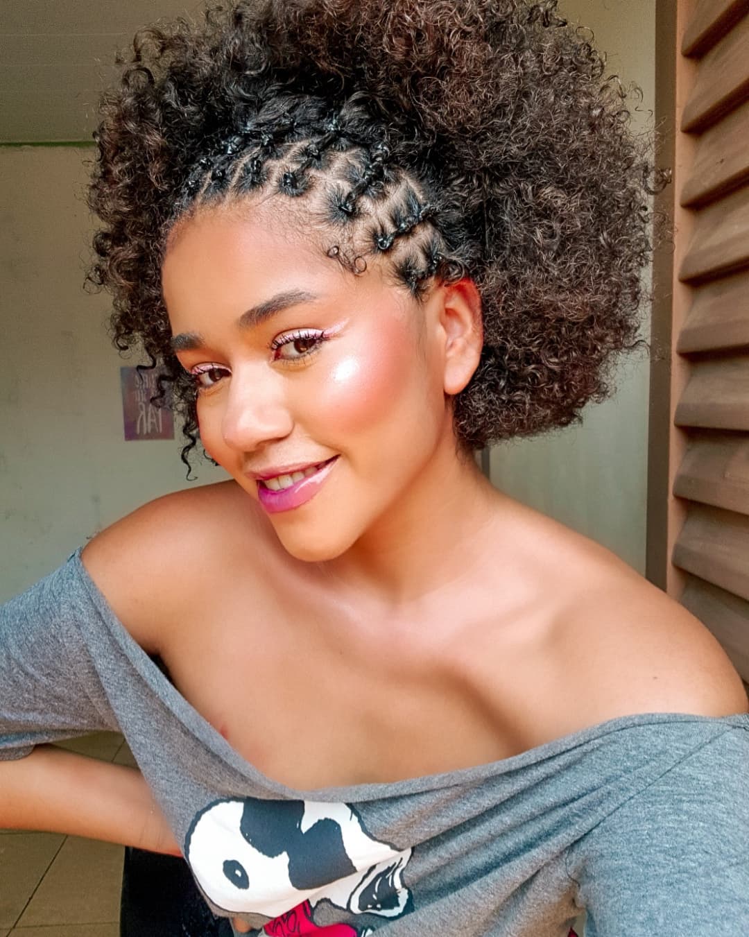 penteado com liguinha para cabelo ondulado