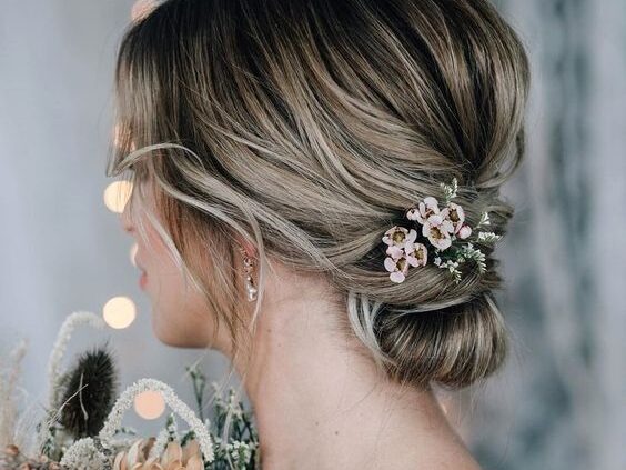 penteado com nós no cabelo passo a passo