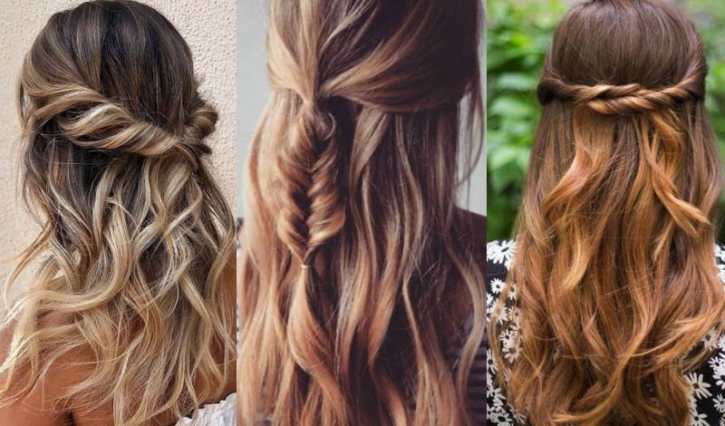 penteado com nós no cabelo passo a passo