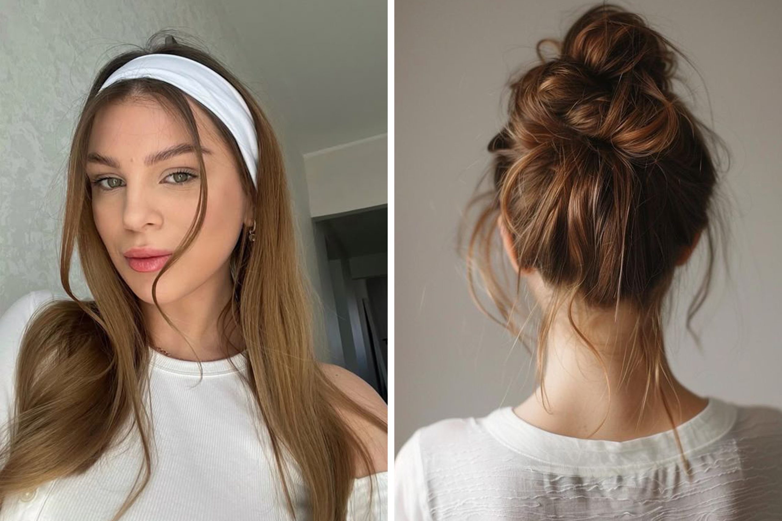 penteado com nós no cabelo passo a passo