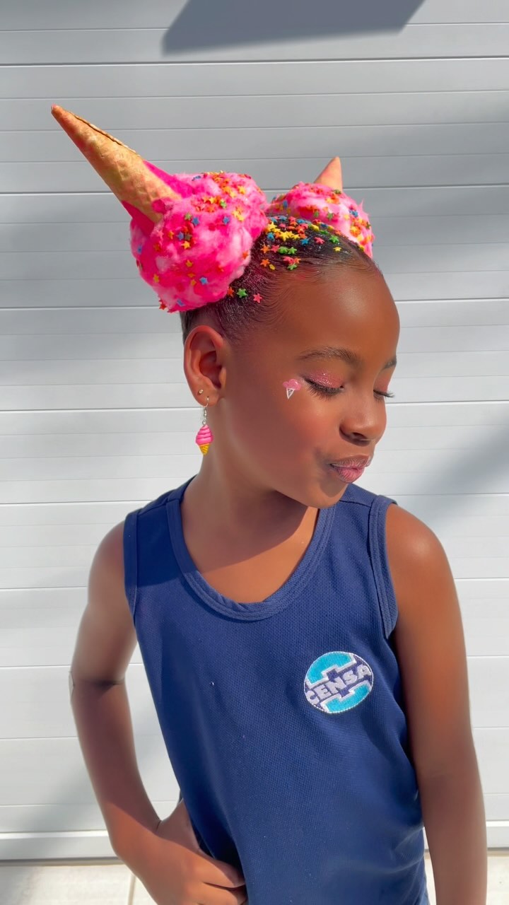 penteado de cabelo maluco