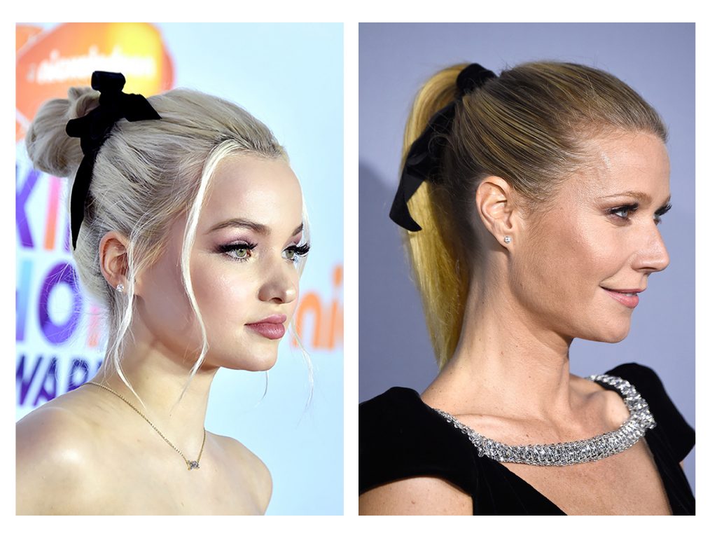 penteado de carnaval com fita