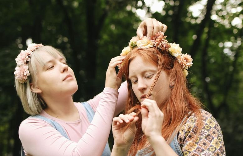inspiração penteado festa junina com trança