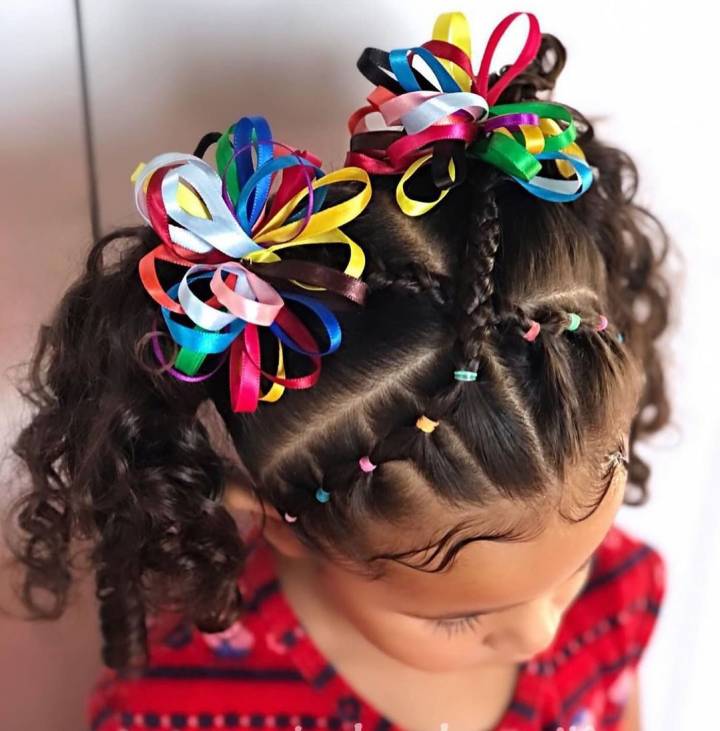 inspiração penteado festa junina com trança