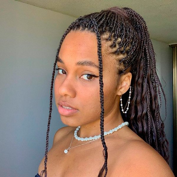 penteado nago com jumbo