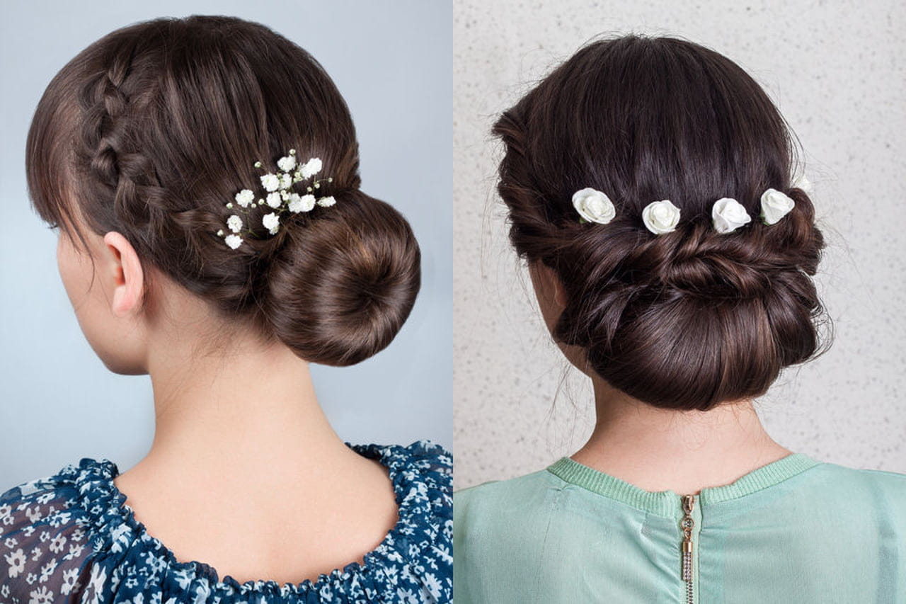 penteado semi preso vs coque despojado para convidada