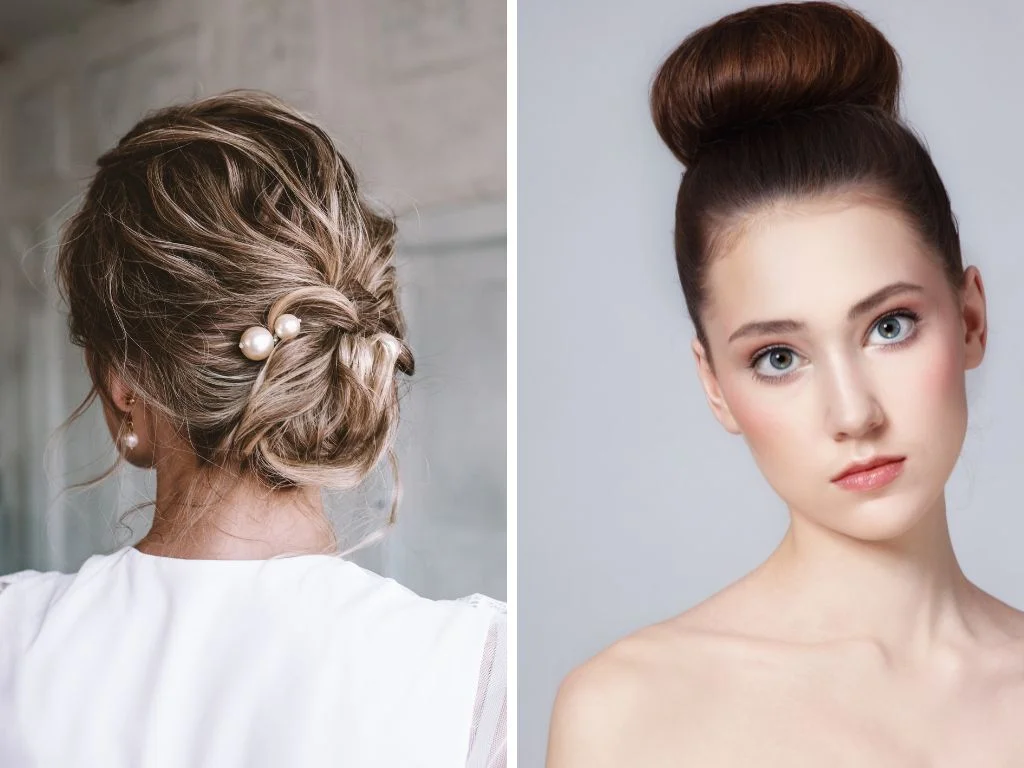 penteado semi preso ou coque baixo para convidada casamento