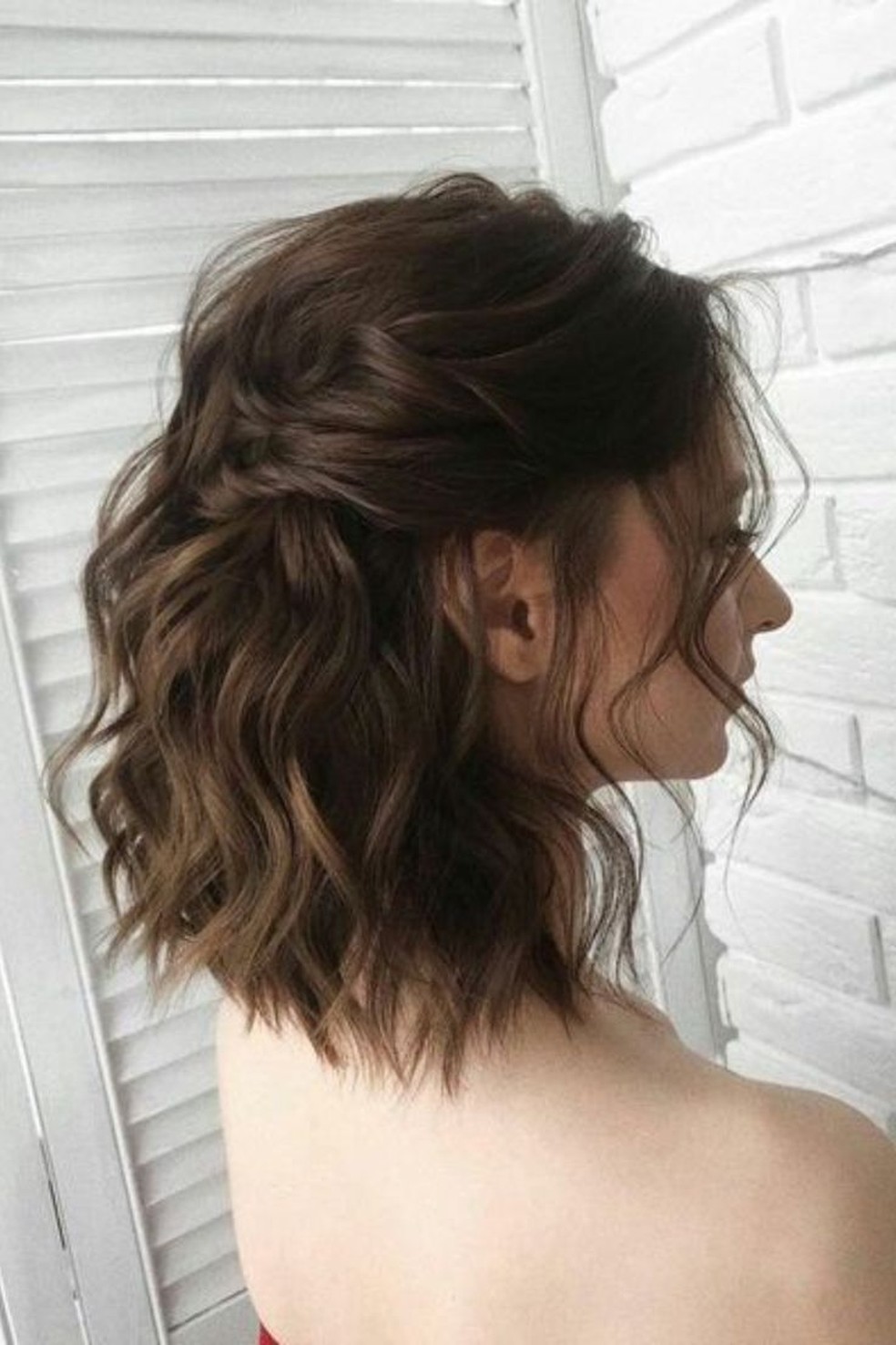 passo a passo trança lateral embutida cabelo bob convidada