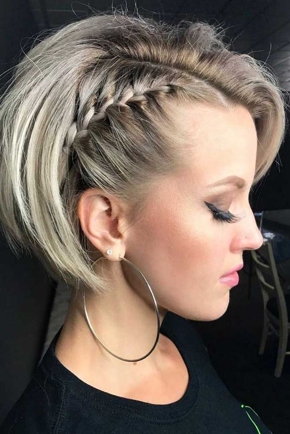 como evitar trança lateral soltar cabelo curto casamento