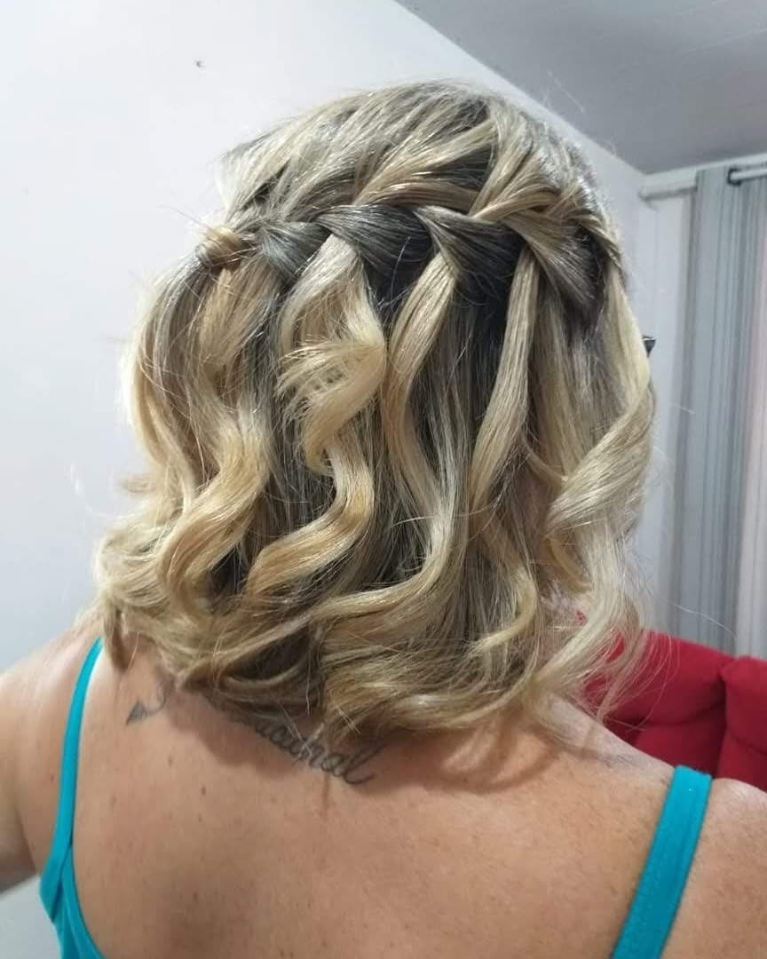 como evitar trança lateral soltar cabelo curto casamento
