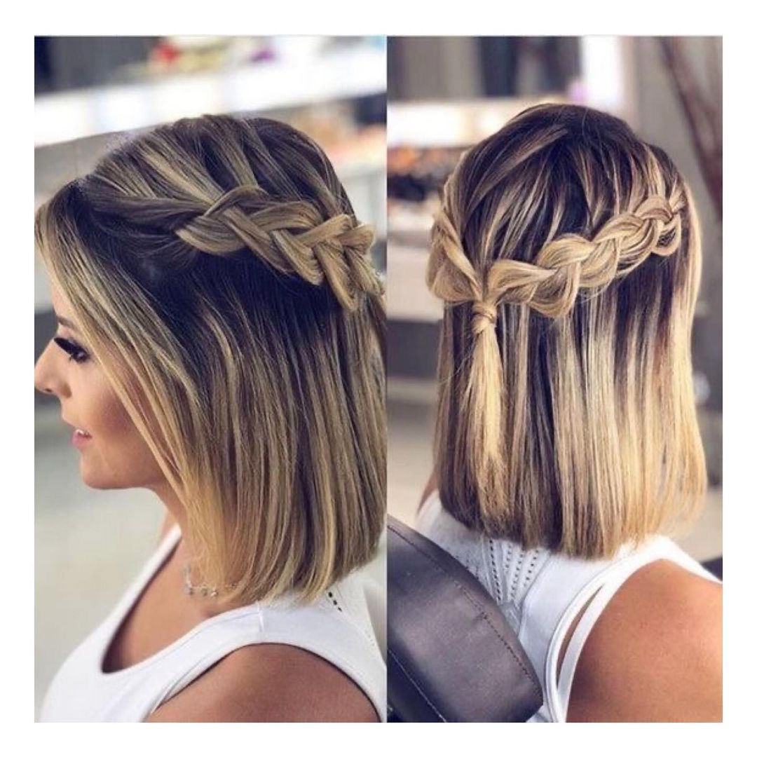 penteados cabelo solto liso elegante