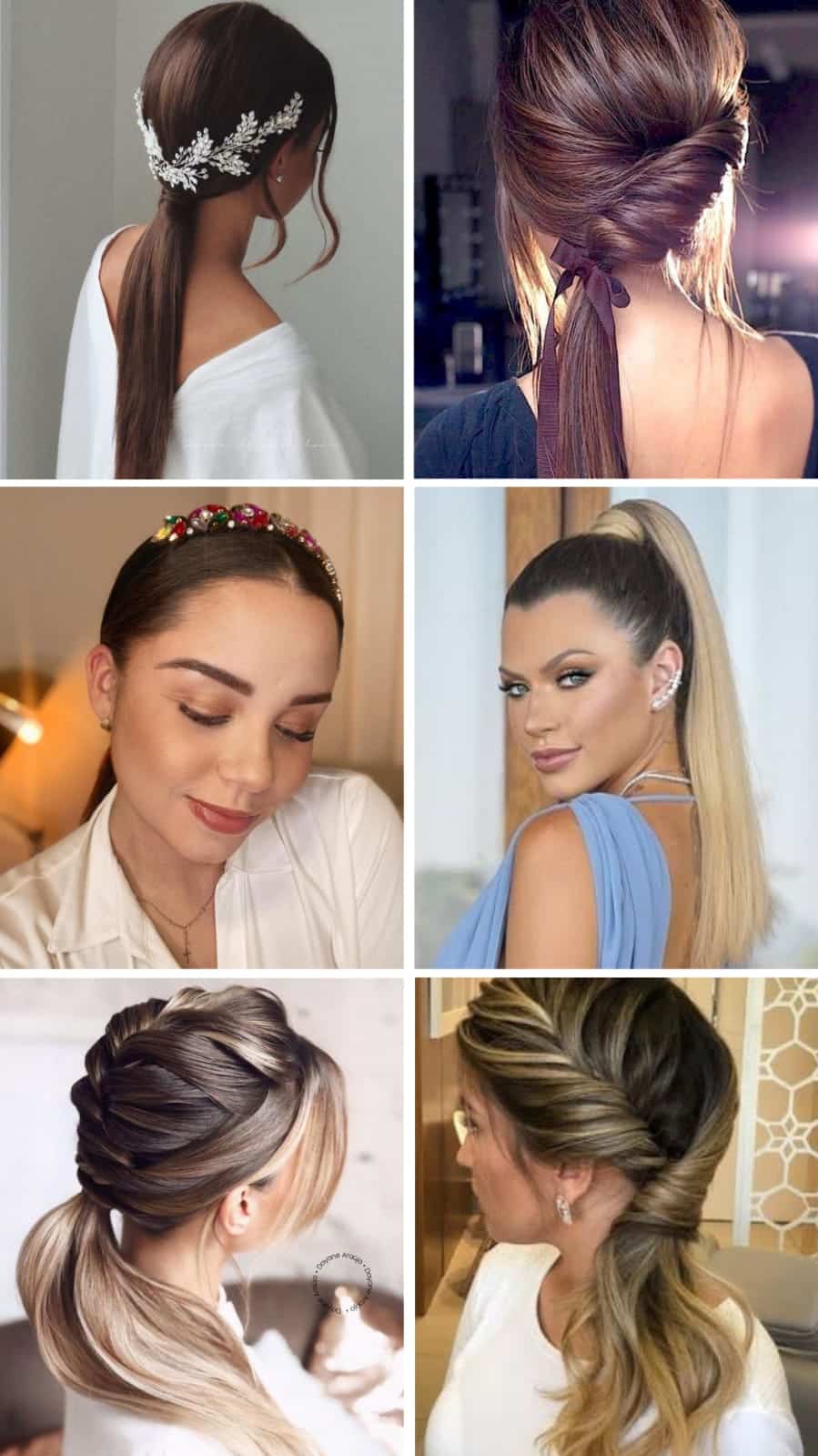 penteados cabelo solto liso rápido