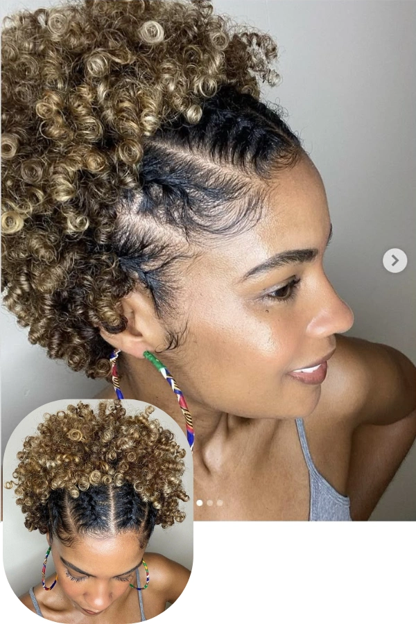 Penteados Com Cachos Semi Presos Faceis