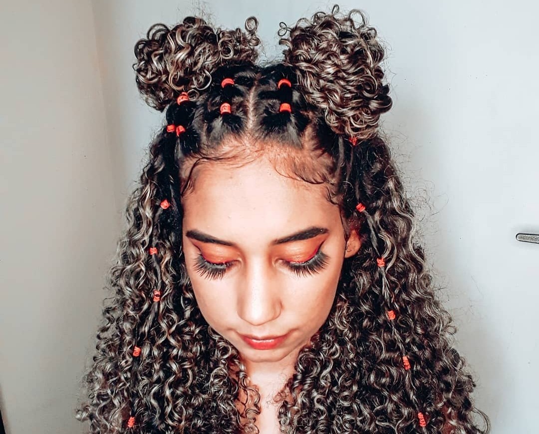 penteados com liguinhas