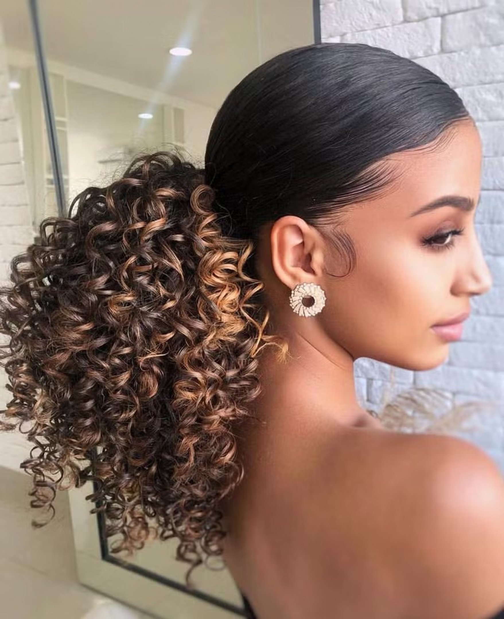 Penteados Para Cabelo Cacheado Casamento