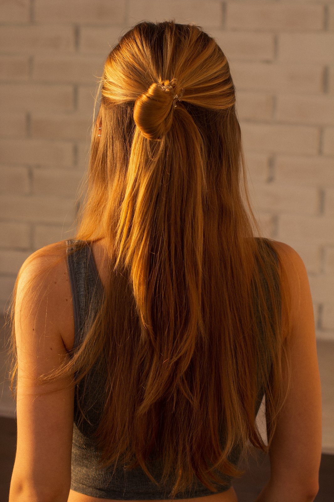 penteados com liguinha cabelo liso moderno