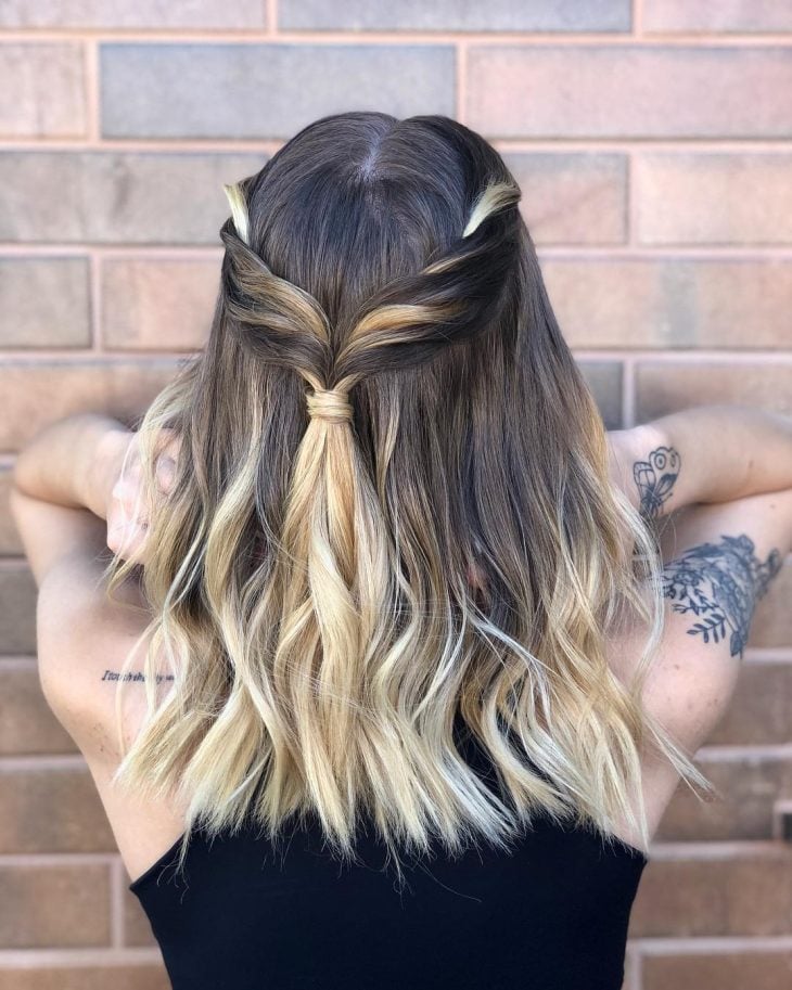 penteados com liguinha cabelo liso sofisticado