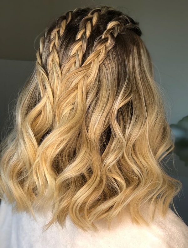 penteado falso coque para casamento cabelo curto passo a passo