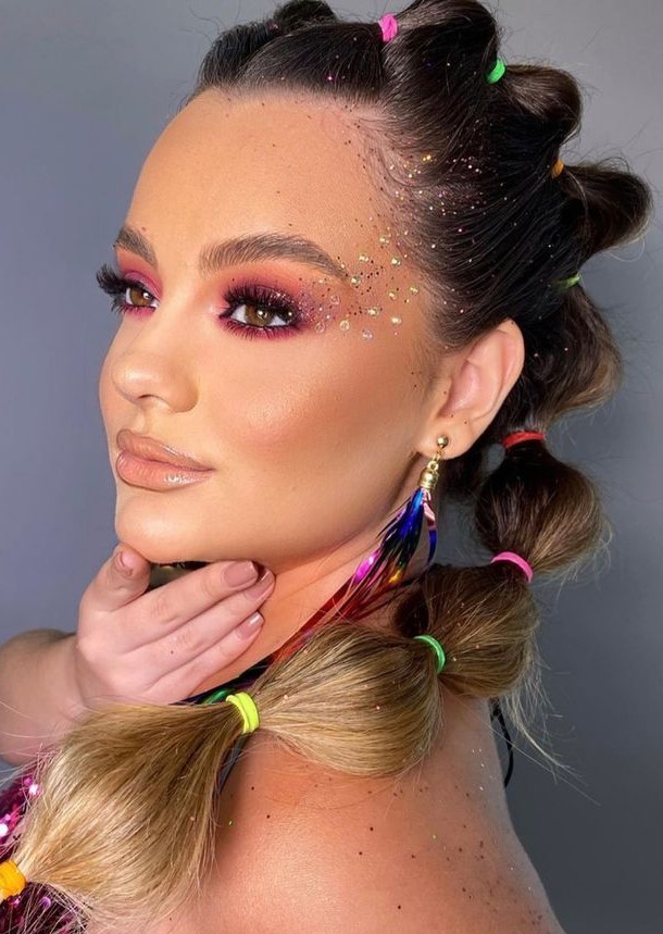 penteados de carnaval fáceis e rápidos para fazer em casa