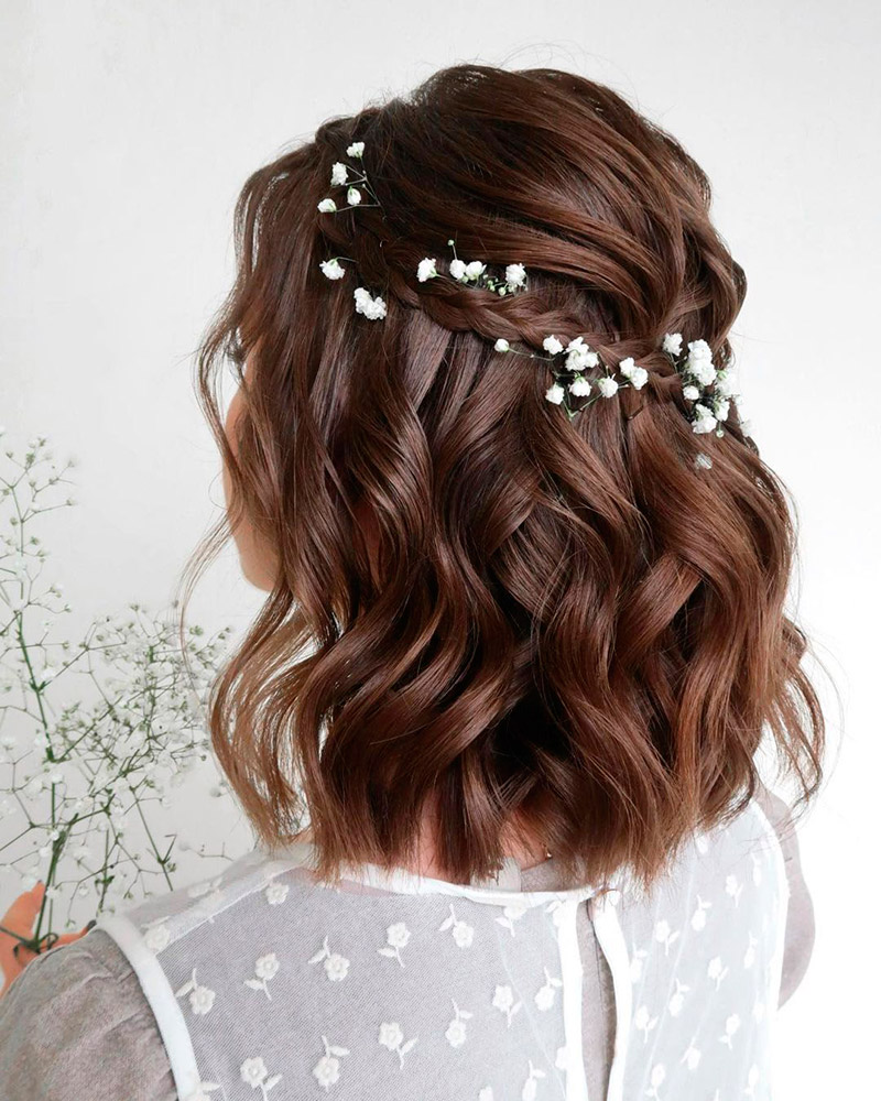 Penteados Para Casamento Simples Cabelo Curto