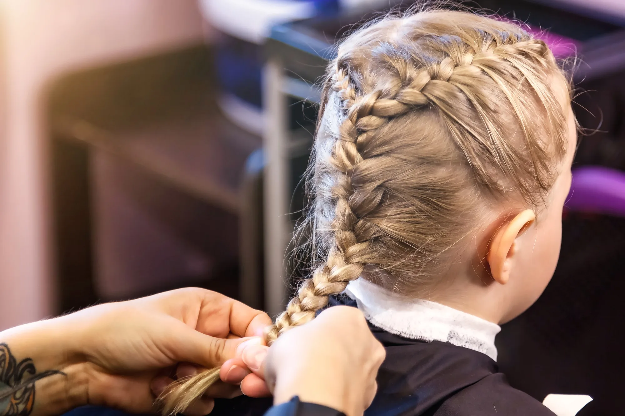 penteados simples para meninas
