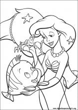pequena sereia desenhos para festa