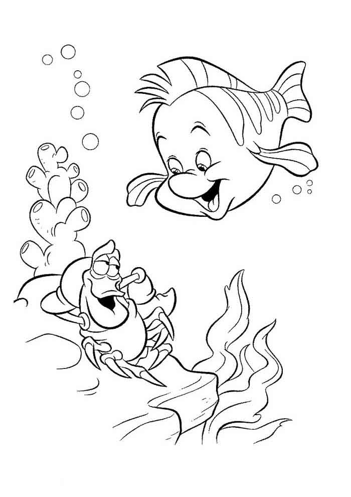 pequena sereia desenhos fáceis