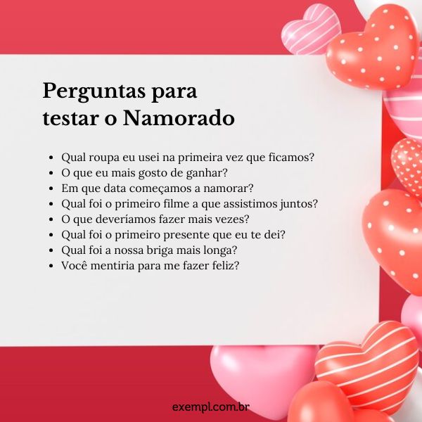 Perguntas Para Namorados Quem É Mais