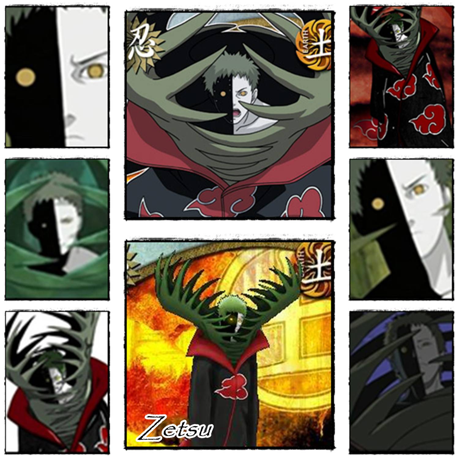 naruto personagens com L