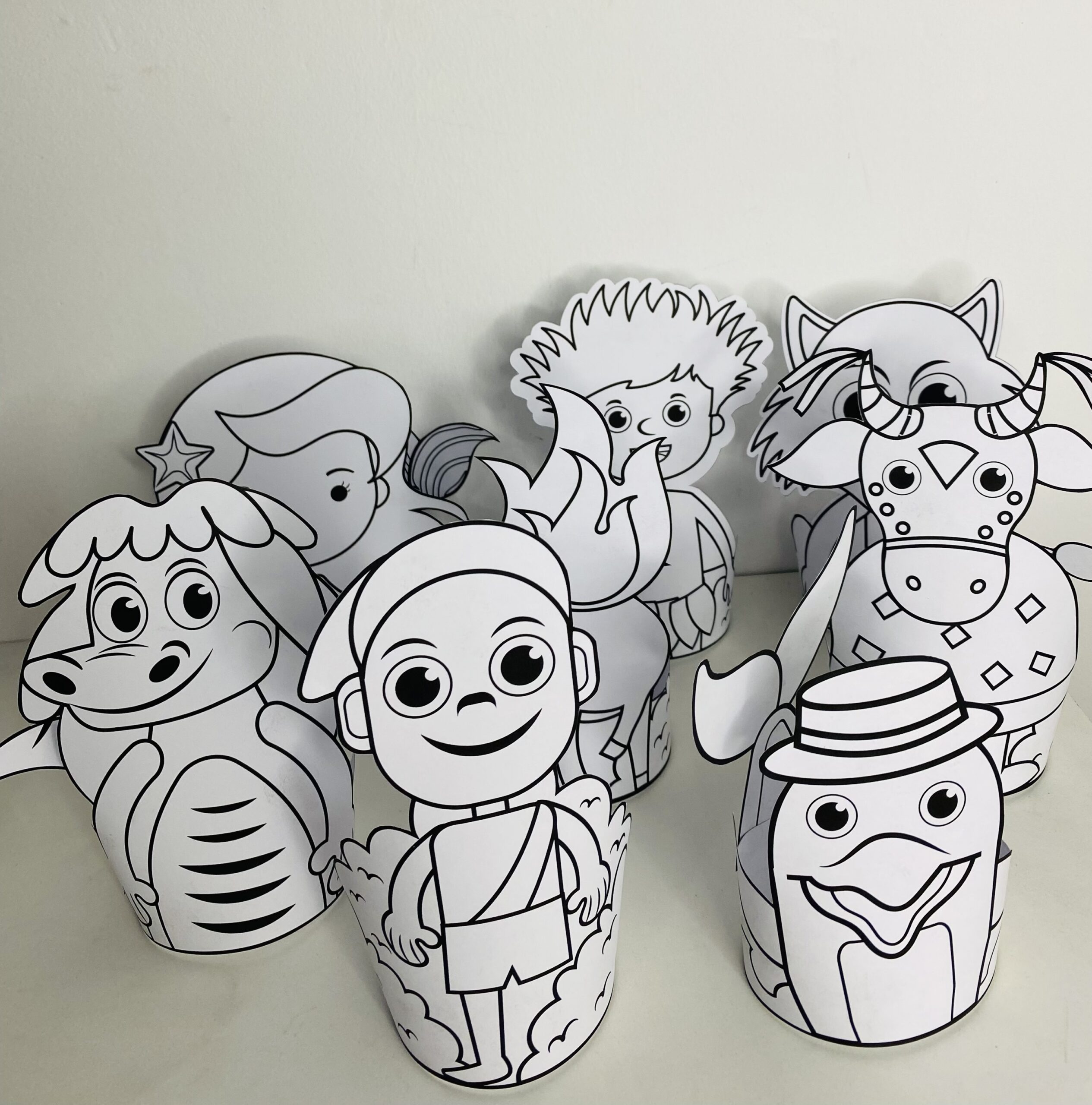 personagens folclore infantil para pintar