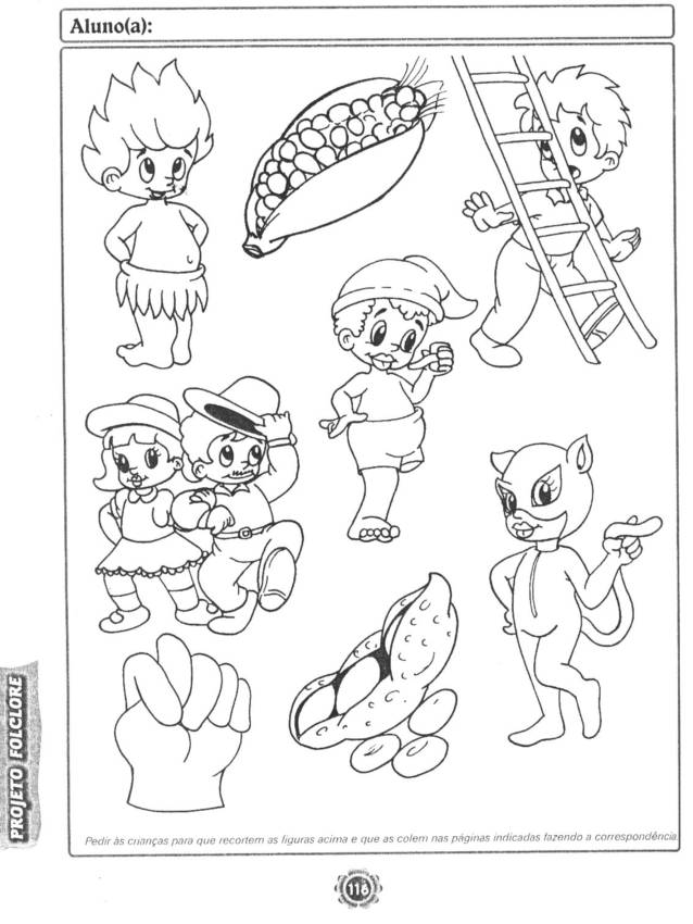 iara para colorir