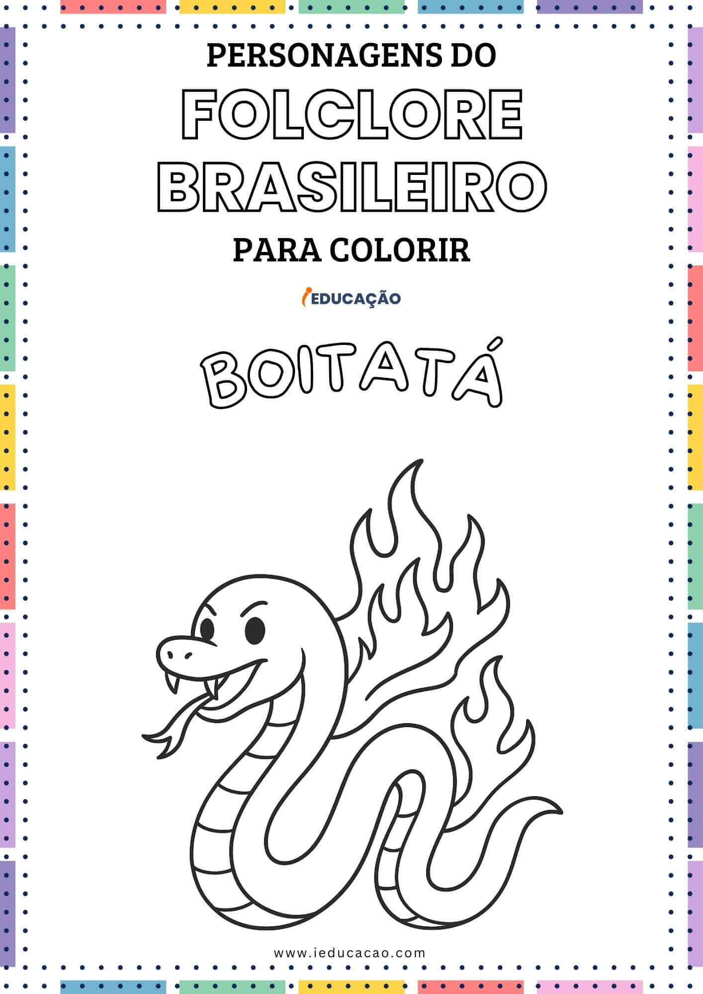 boto cor de rosa para colorir