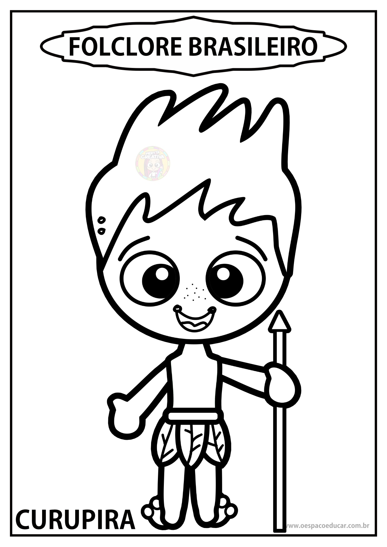 desenhos folclore brasileiro para imprimir