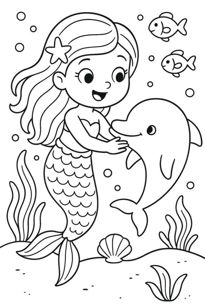 iara para colorir
