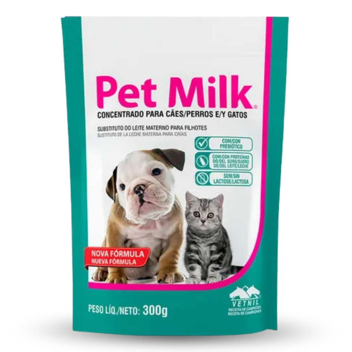 Suplemento nutricional para recém-nascidos pets