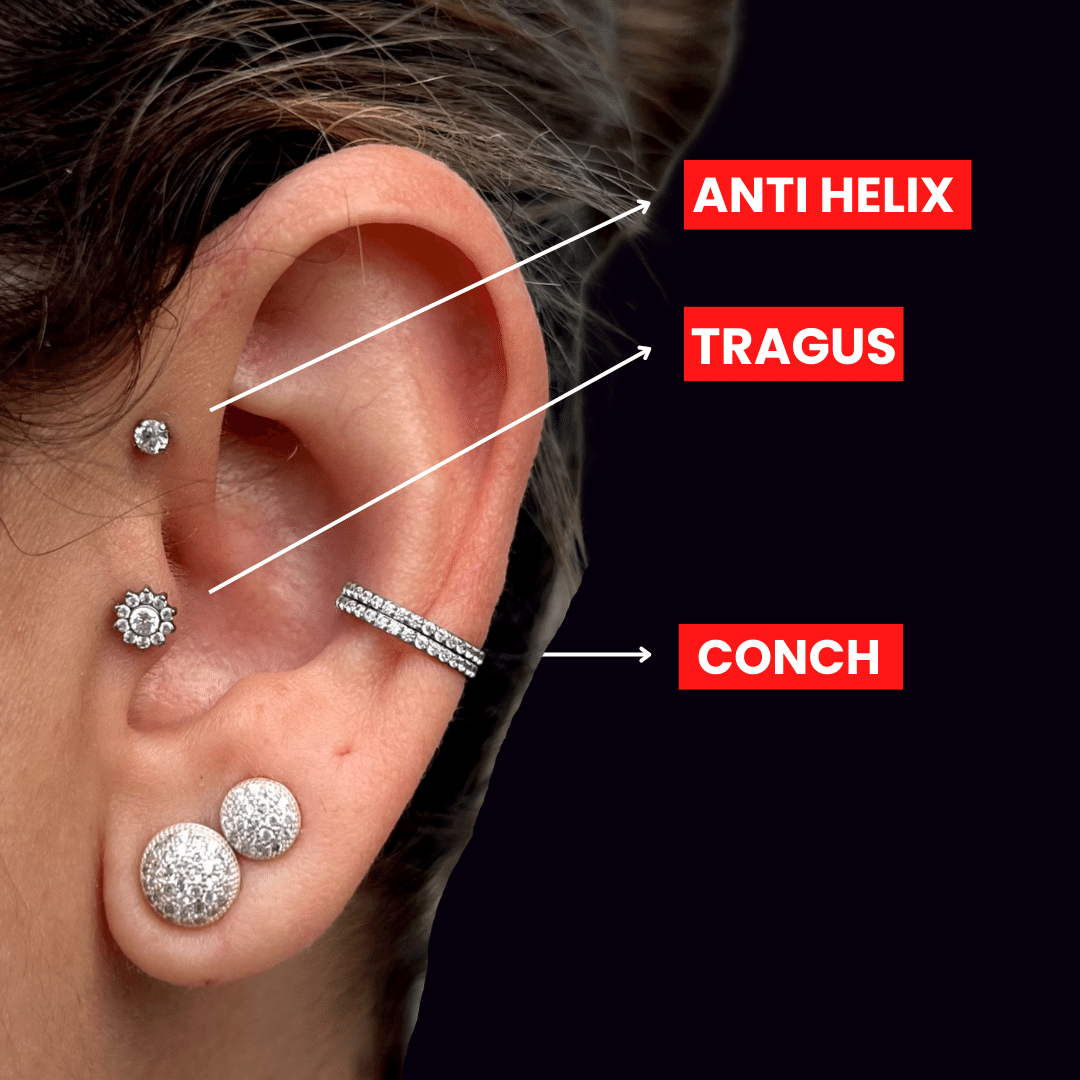 delicate helix earring