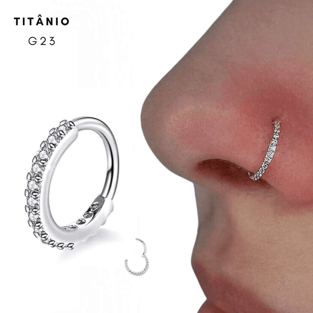piercing argola titânio