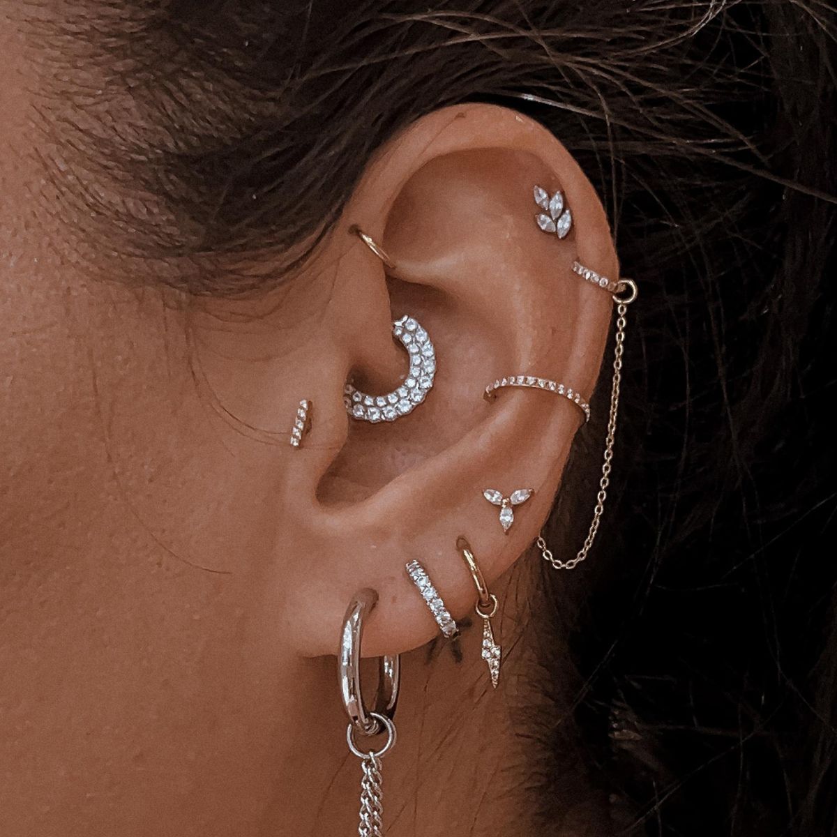 piercing argola conch
